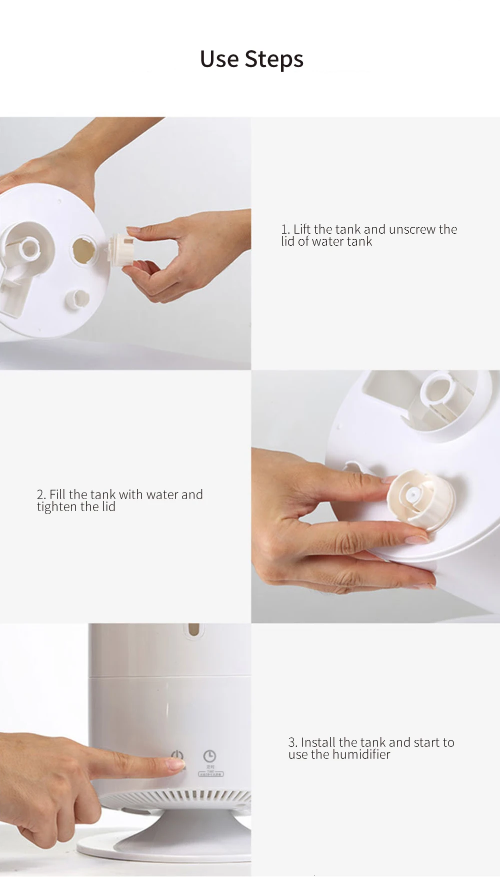 Xiaomi Home Deerma увлажнитель воздуха Арома диффузор тумана сенсорный экран 4l масляный диффузор очиститель воздуха кондиционер бытовой