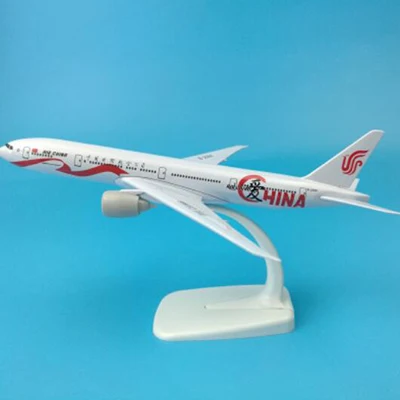 20 см 1:300 масштаб Airbus Boeing Airlines самолеты самолет сплав модель игрушки коллективные детские игрушки F коллекции - Цвет: Air China LOVE B777