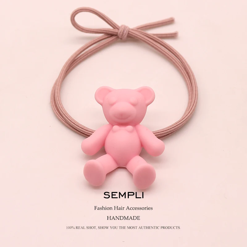 

Sempli High Elasticity Hair Band Baby Headbands for Girls Pink Cute Carton bandeau cheveux femme turbantes para bebes Hair Ties
