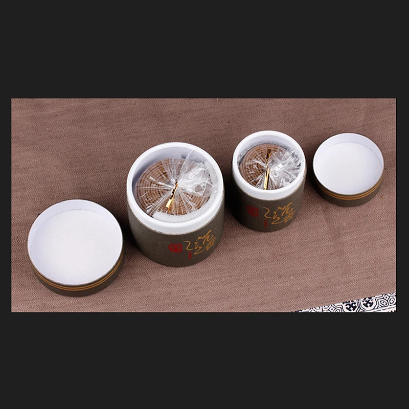 40 тарелок/коробка катушка для благовоний из натурального сандалового дерева |