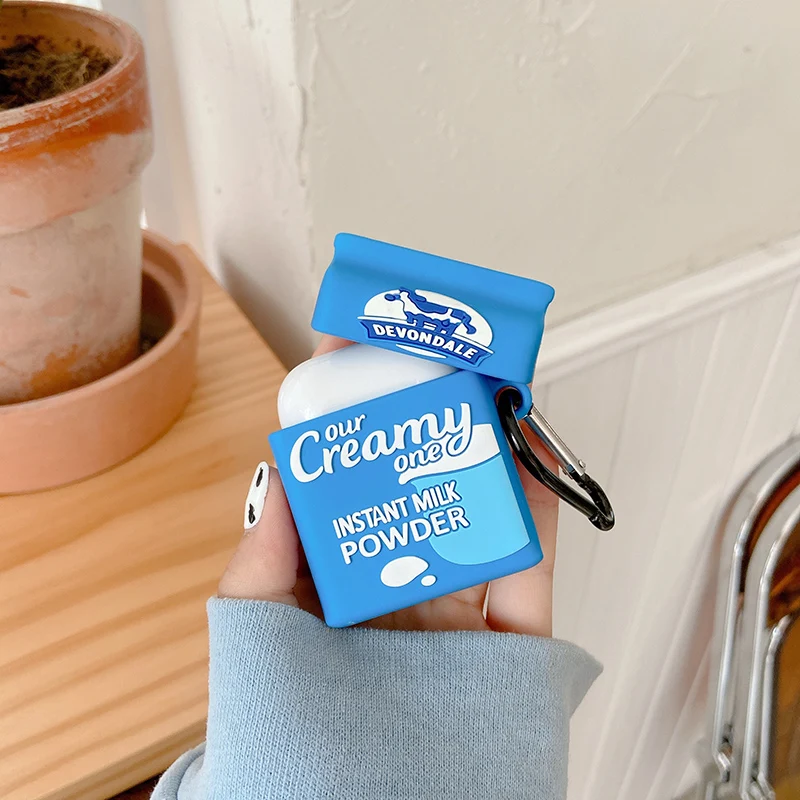 Австралийский модный брендовый 3D чехол с молочным порошком для AirPods 1 2 Pro Box мягкий