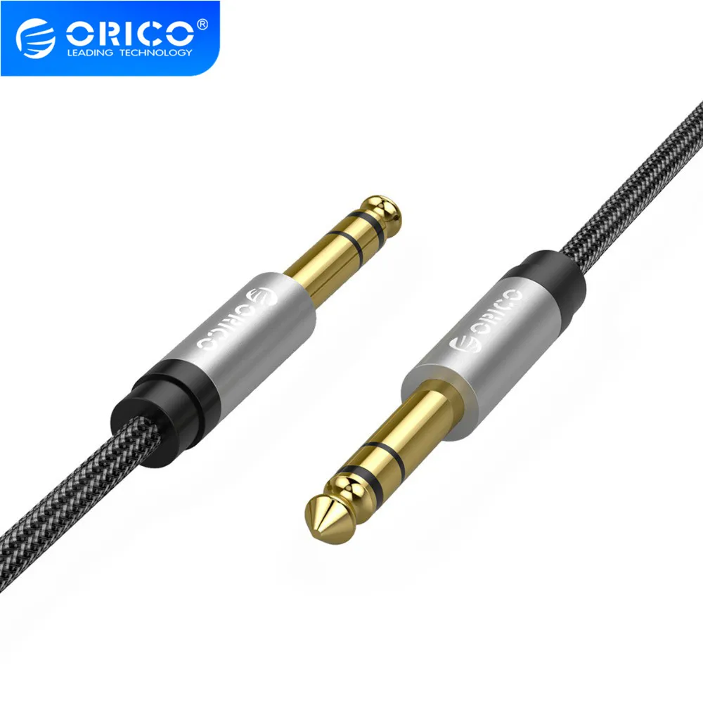 Аудиокабель ORICO 6 35 мм с разъемом Папа папа позолоченный аудиокабель для гитарной