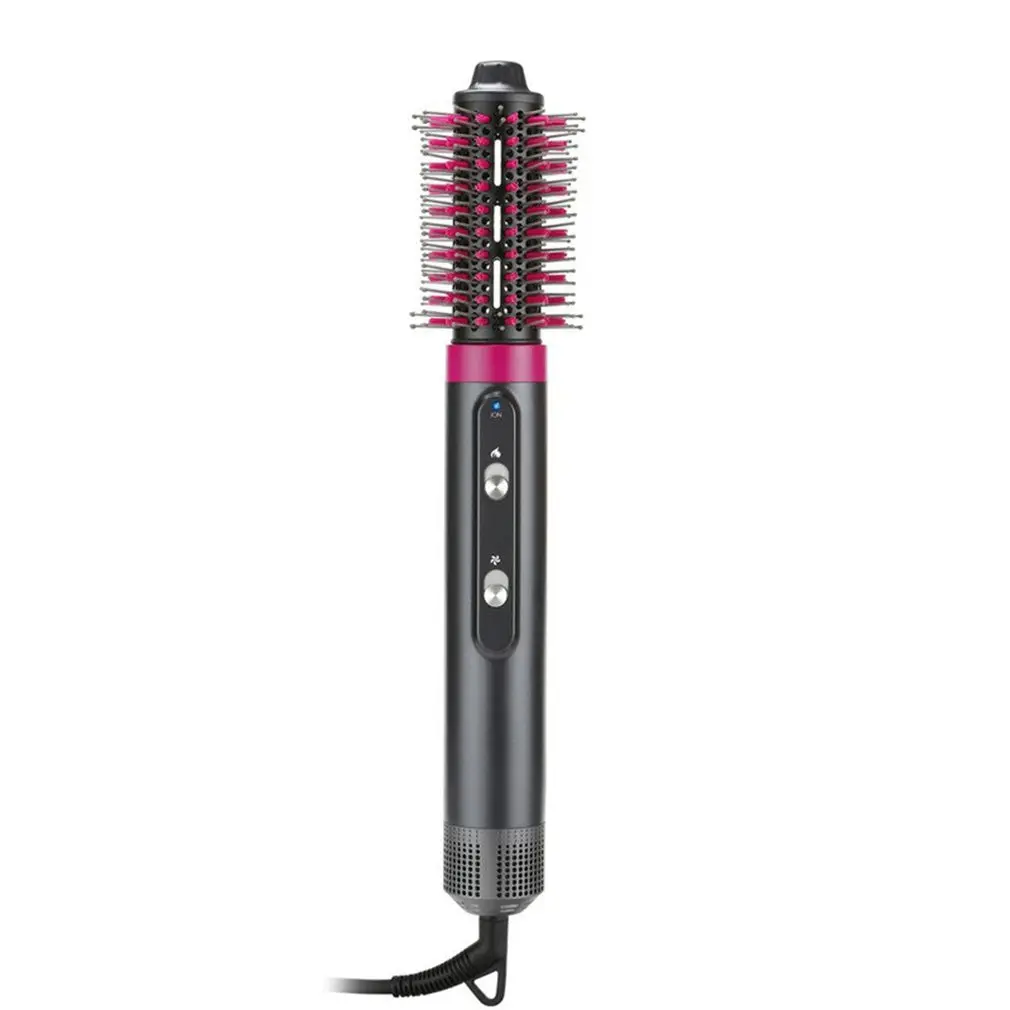 

4 In 1 Hair Dryer And Volumizer Negative Ion Straightener Curly Hair Dryer Professional Salon Hot Air Brush Styler
