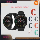 Смарт-часы Xiaomi Mi Watch, оригинальные цветные водонепроницаемые умные часы с пульсометром, Время работы батареи 14 дней