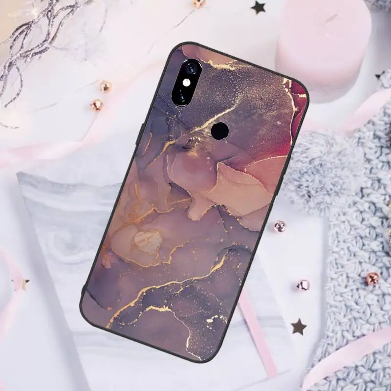 

Marble Crack Matte Phone Case For Xiaomi Redmi note 7 8 9 pro 8T 9S Mi Note 10 Lite pro