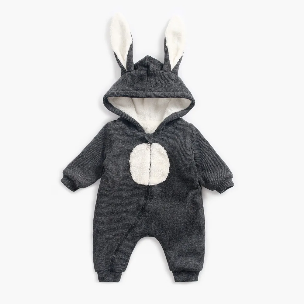 

New Fall Winter Cute Cartoon Infant Toddler Hoodies Baby Boy Clothing Hooded Romper Jumper HoodiesAutumn and winter hot models