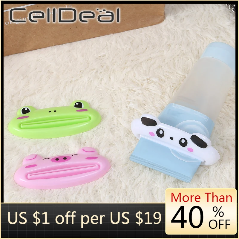 1 шт. простой дозатор для зубной пасты пластиковый тюбик соковыжималка с милым