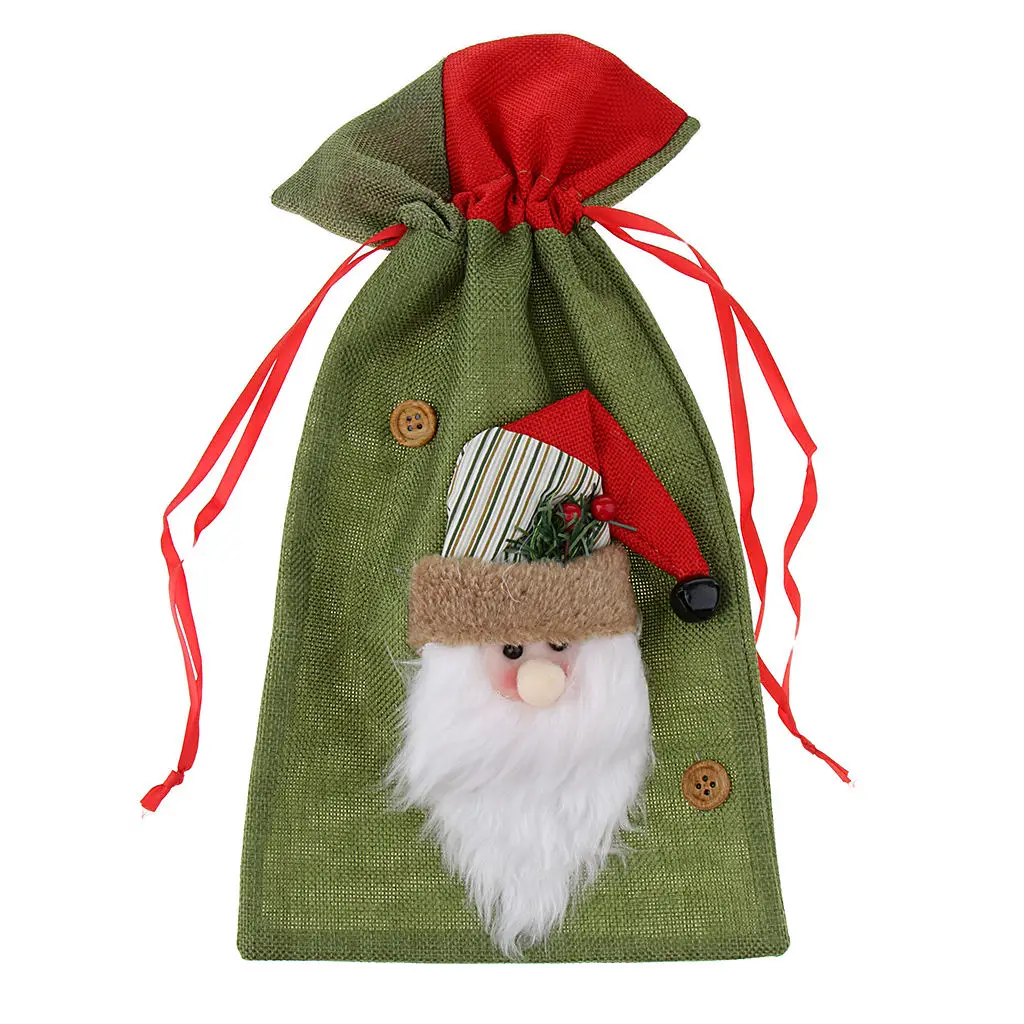 

Christmas Candy Gift Bag Drawstring Bags Christmas Party Favors