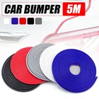 5 м Защитная кромка для двери автомобиля резиновые уплотнения Защита от царапин Бампер Защитный молдинг полоски для защиты автомобиля Стайлинг