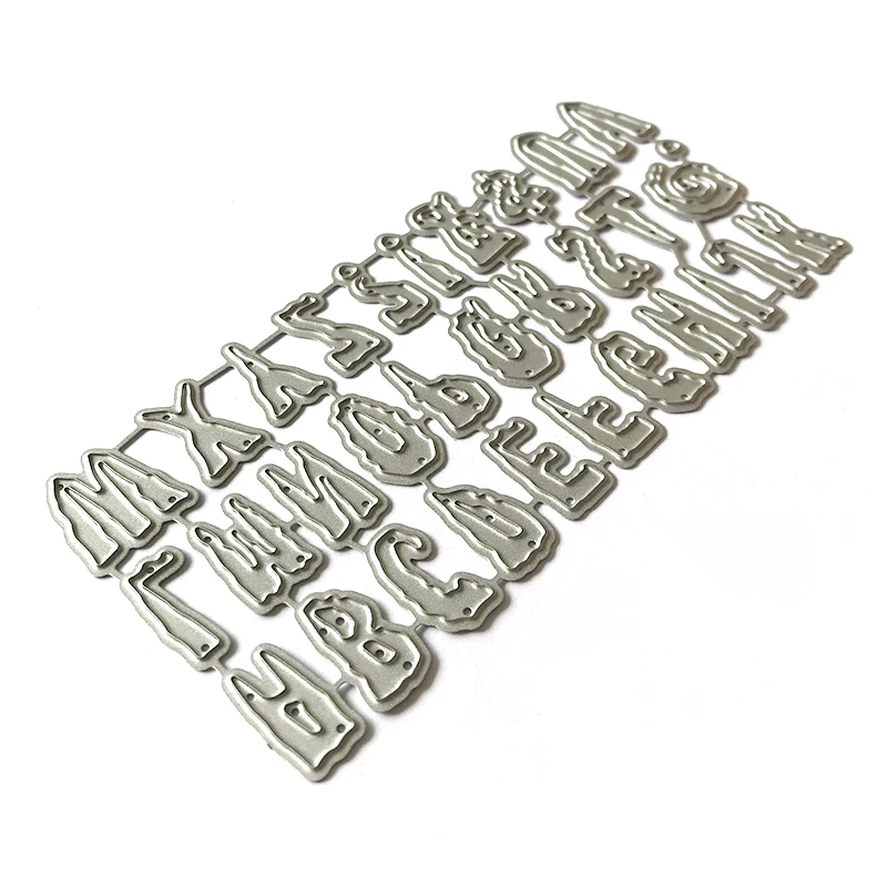 

Halloween Letter Metal Cutting Dies Scrapbooking Mold Stencil Die Cuts Card Making DIY Craft Embossing New Dies For 2020
