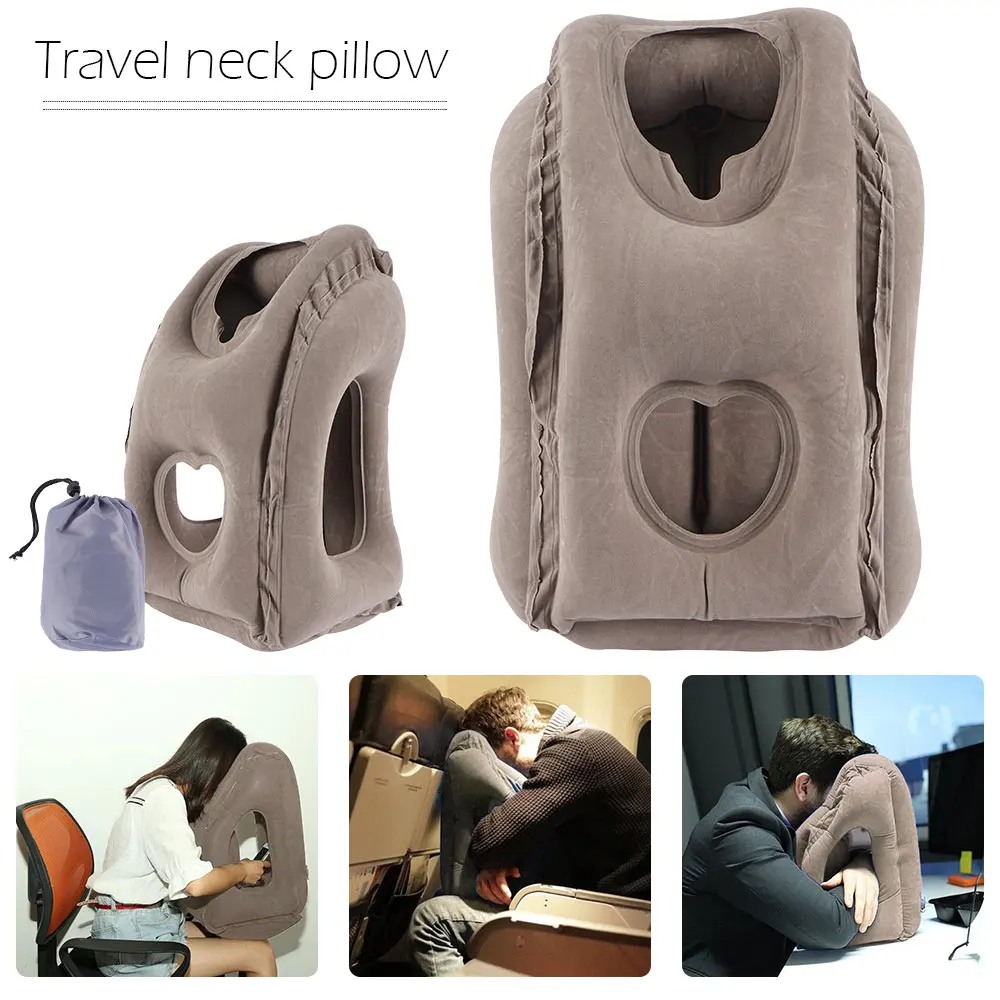 Модернизированная надувная подушка для путешествий подголовника поддержки