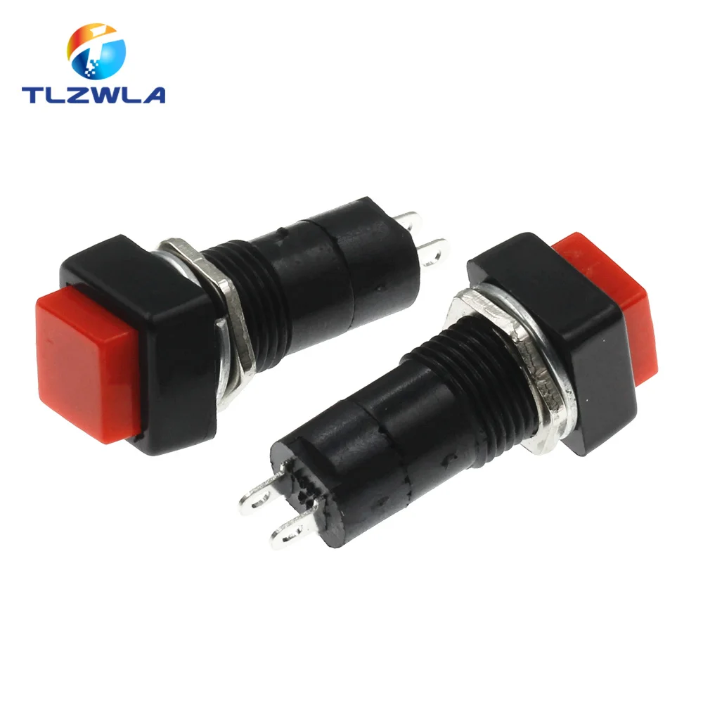 2 шт. Квадратный кнопочный переключатель TLZWLA 3A 250В медный