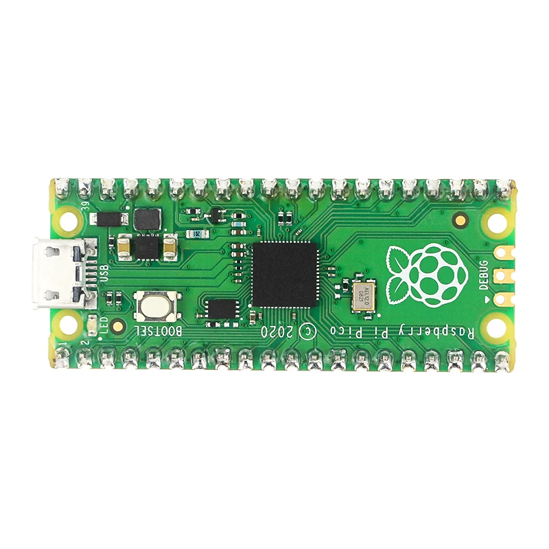 Raspberry Pi Pico контактный разъем для платы предварительно припаянный двухъядерный