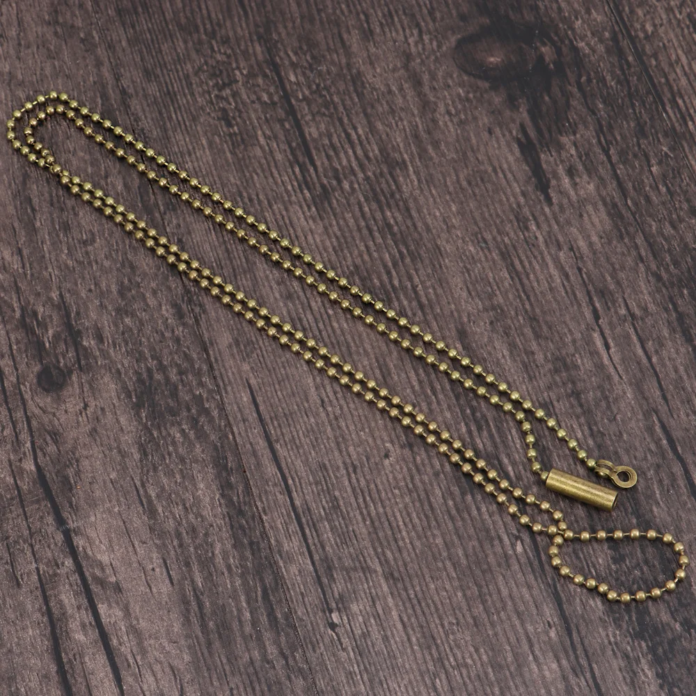 2 шт. удлинитель цепи с соединителем металлические бронзовые бусинки тянущие