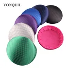 Свадебные чародей База 15 см женские вечерние брак шляпа Сделай Сам DIY бигуди для волос Аксессуары свадебные головные уборы аксессуары ажурная ткань головных уборов