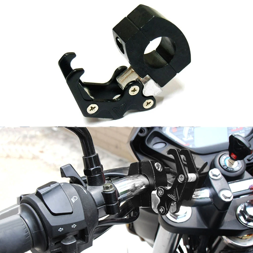 

Handlebar Motorcycle Hook 22mm Compatible with Almost 7/8" motorcycles, motorbike, dirt bike, Aluminum Alloy Helmet Glove Hanger
