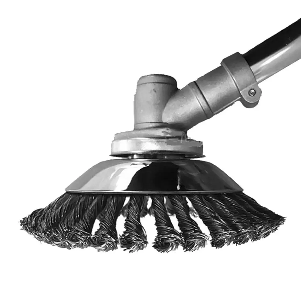 Садовая щетка из нержавеющей стали косилка с узлами 6/8 дюймов для стрижки