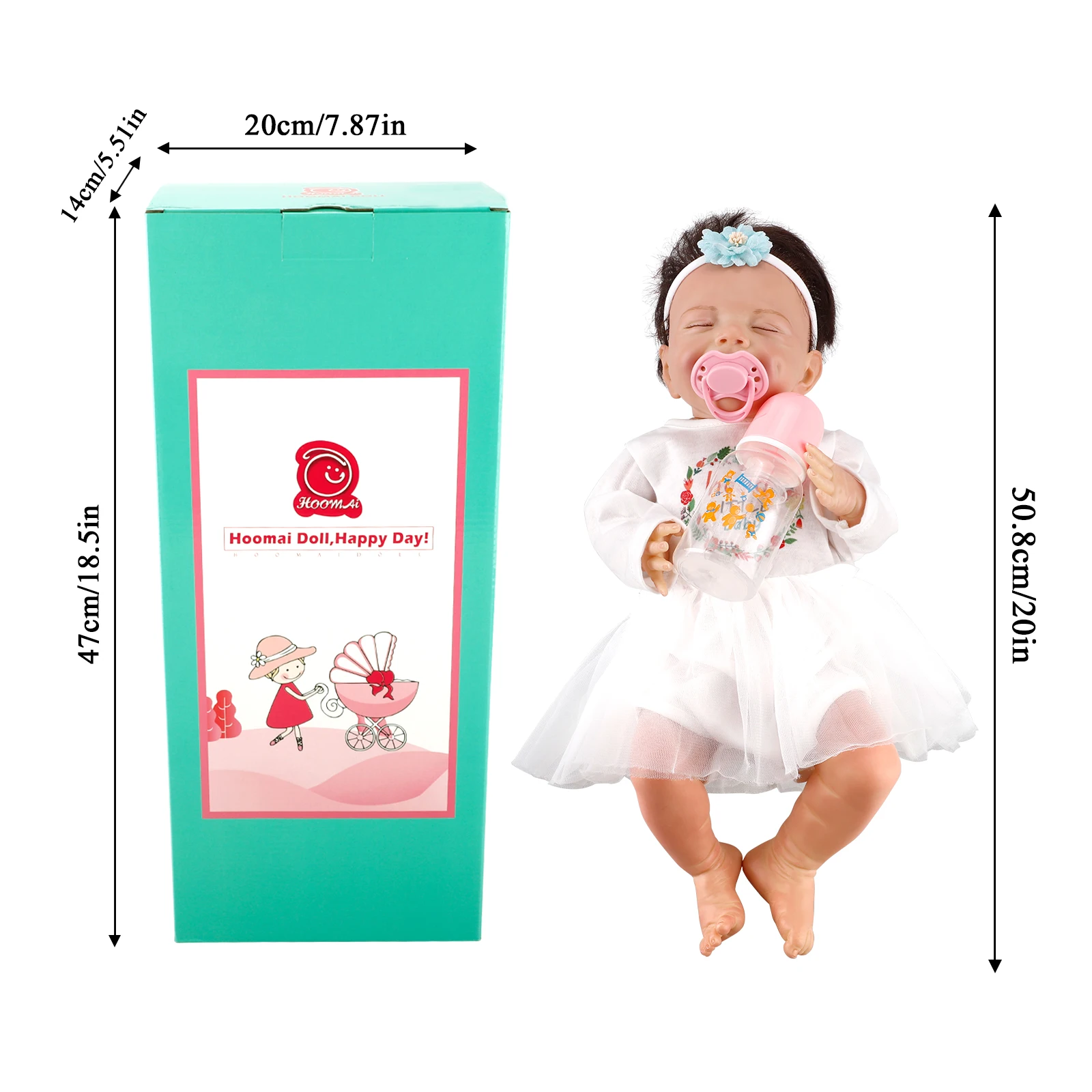 

Newborn Bebe Reborn Doll simulation Lovely Baby Sleeping Rebirth Silicone Doll Gift for Christmas Boys and Girls Playmate Dolls