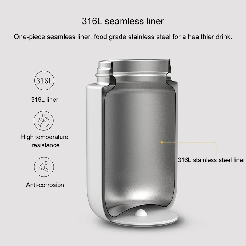 2019 New Original Xiaomi Solista Vacuum Thermal Cup Water Bottle | Электроника