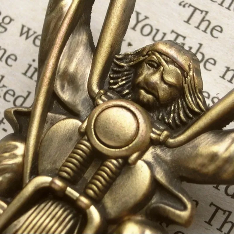 Классический пиратский одноглазный металлический значок для мотоциклетного