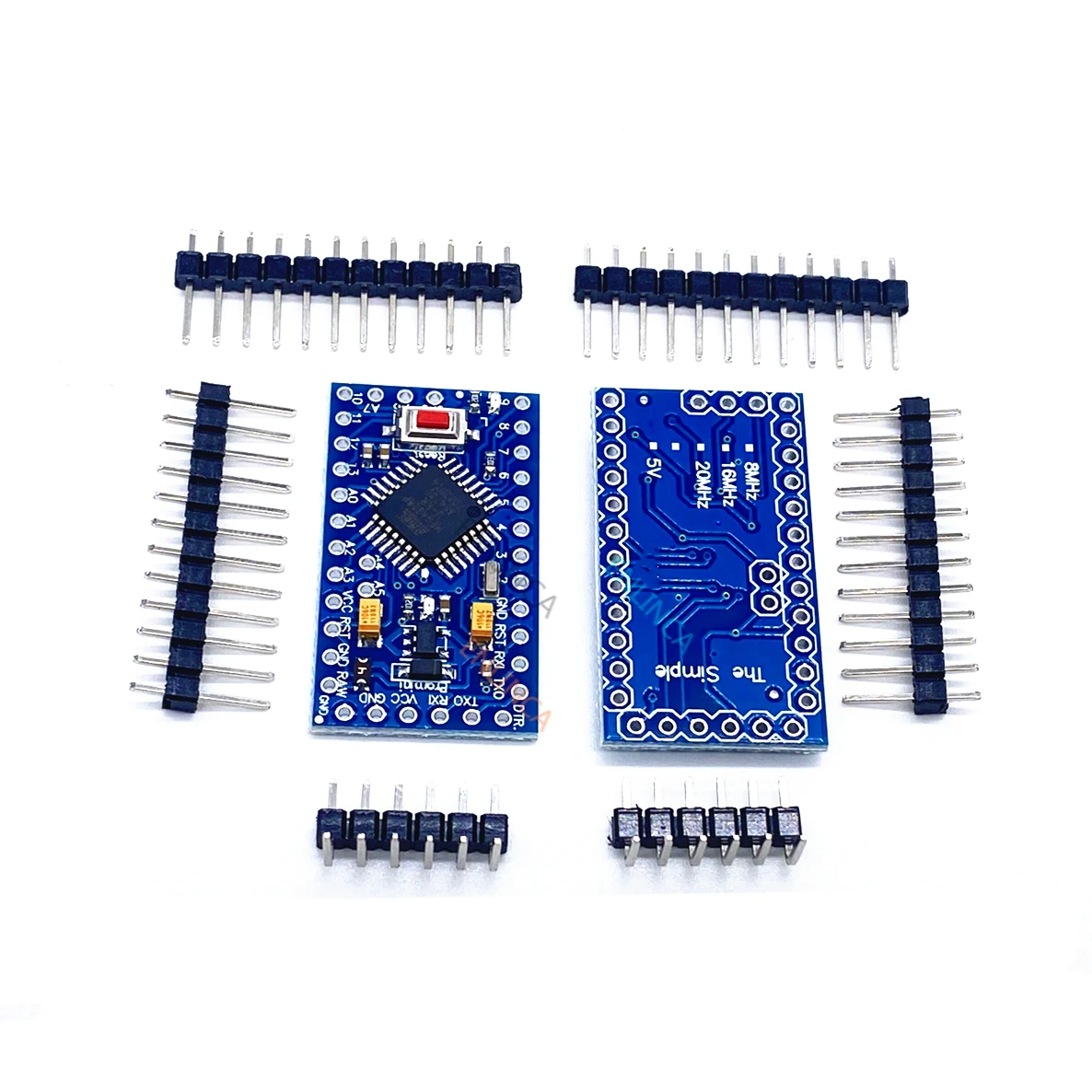 1 шт. Pro Mini 328 Mini 3,3 V/8 M 5V/16M ATMEGA328 ATMEGA328P-AU 3,3 V/8MHz 5V/16MHZ для