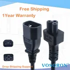 Кабель-адаптер IEC 320 C14 для штепсельной вилки C5 Female, кабель-переходник IEC 3 Pin Male к C5 Micky, PDU, шнур-преобразователь питания