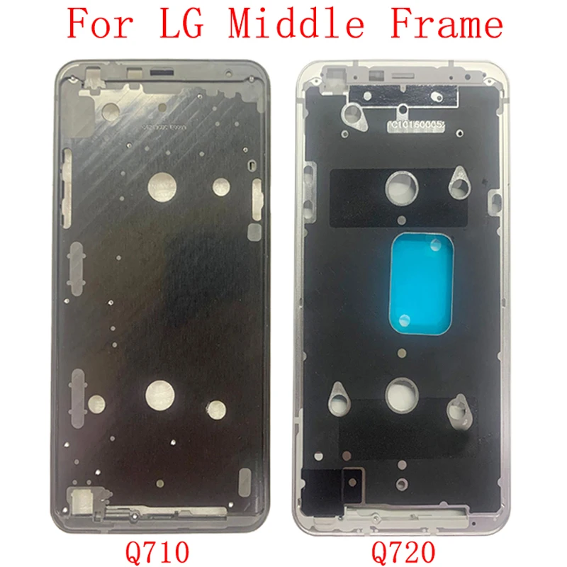 

Middle Frame Housing LCD Bezel Plate Panel Chassis For LG Q Stylo 4 Q710 Stylo 5 Q720 Phone Metal Middle Frame Replacement Part