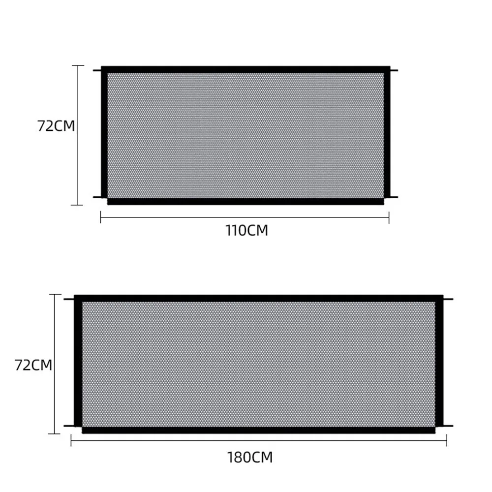 

Pet Barrier Fences Portable Folding Breathable Mesh Dog Gate Pet Separation Guard Isolated Fence Dogs Baby Safety Fence