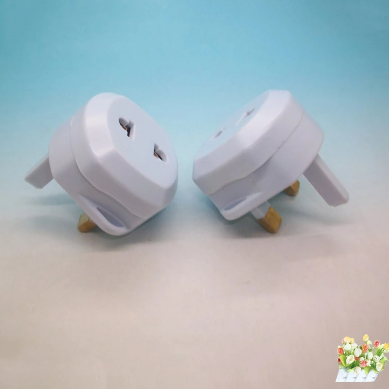 3 Pin 1 шт. США/ЕС в Великобританию AC Разъем питания дорожный преобразователь