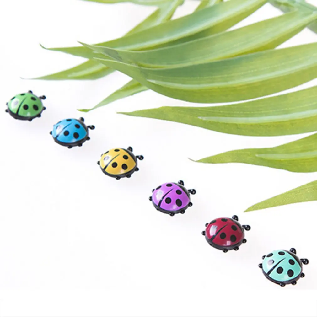 

NEW 6pcs Cute 3D Ladybird Fridge Magnet Refrigerator Sticker Home Decoration Message Holder