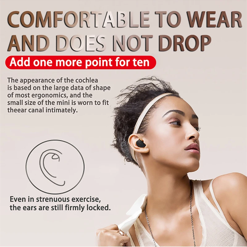 new tws earphones wireless bluetooth earphone for iphone xiaomi xiomi redmi huawei samsung galaxy buds earbuds microphone mini free global shipping