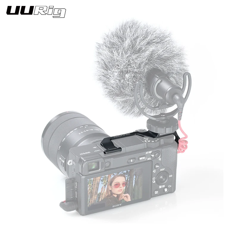 UURig БЫСТРОРАЗЪЕМНАЯ пластина для Sony A6400 Vlog крепление микрофона удлинитель с