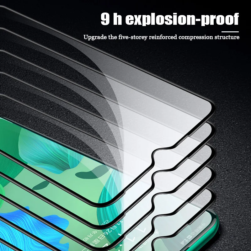 9D полное покрытие закаленное стекло для Huawei Nova 5i Pro 5T 6 7 SE 7i задняя пленка