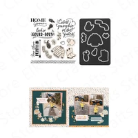 winter sweater boots clear stamps and metal cutting dies for diy decoration making greeting card scrapbooking album new arrival