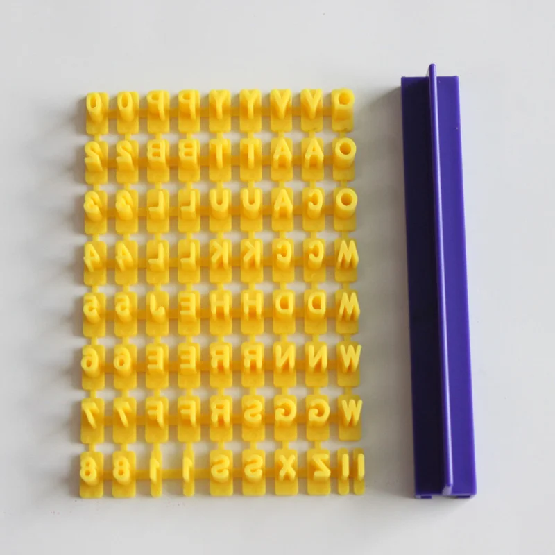 Алфавит числа букв торт украшения плесень помадка резак для глазури набор