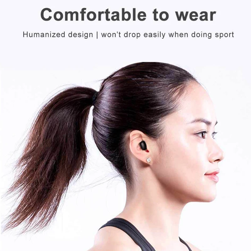 TWS стереонаушники с зарядным футляром и поддержкой Bluetooth 5 0 2000 мА · ч|Наушники