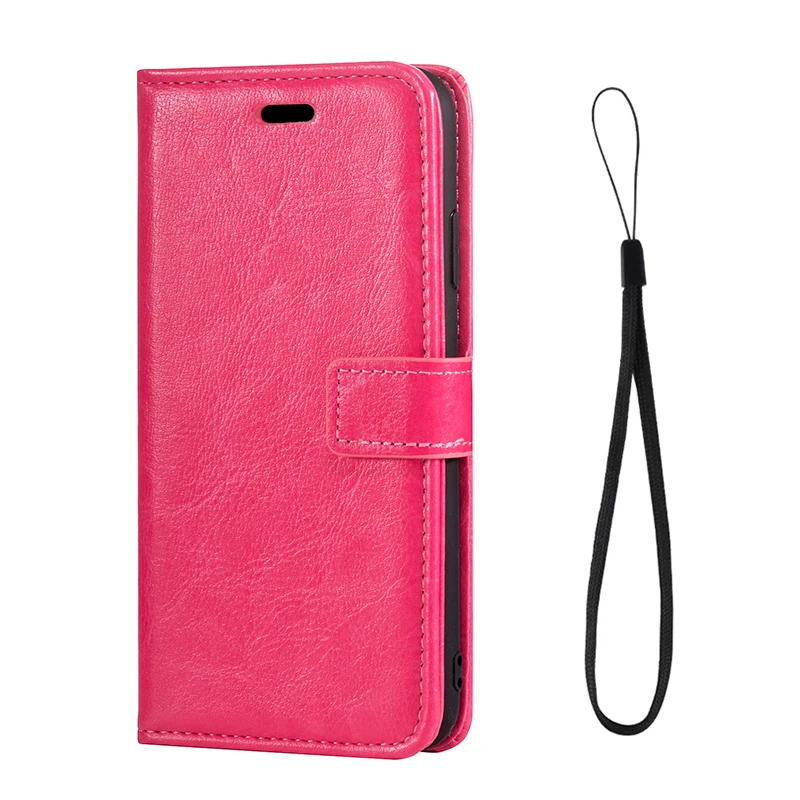 Rose red Чехол-книжка из искусственной кожи для Nokia 7,2, держатель для карт, силиконовая фоторамка, чехол-кошелек, чехол для Nokia 6,2, деловой чехол - Цвет: Rose red