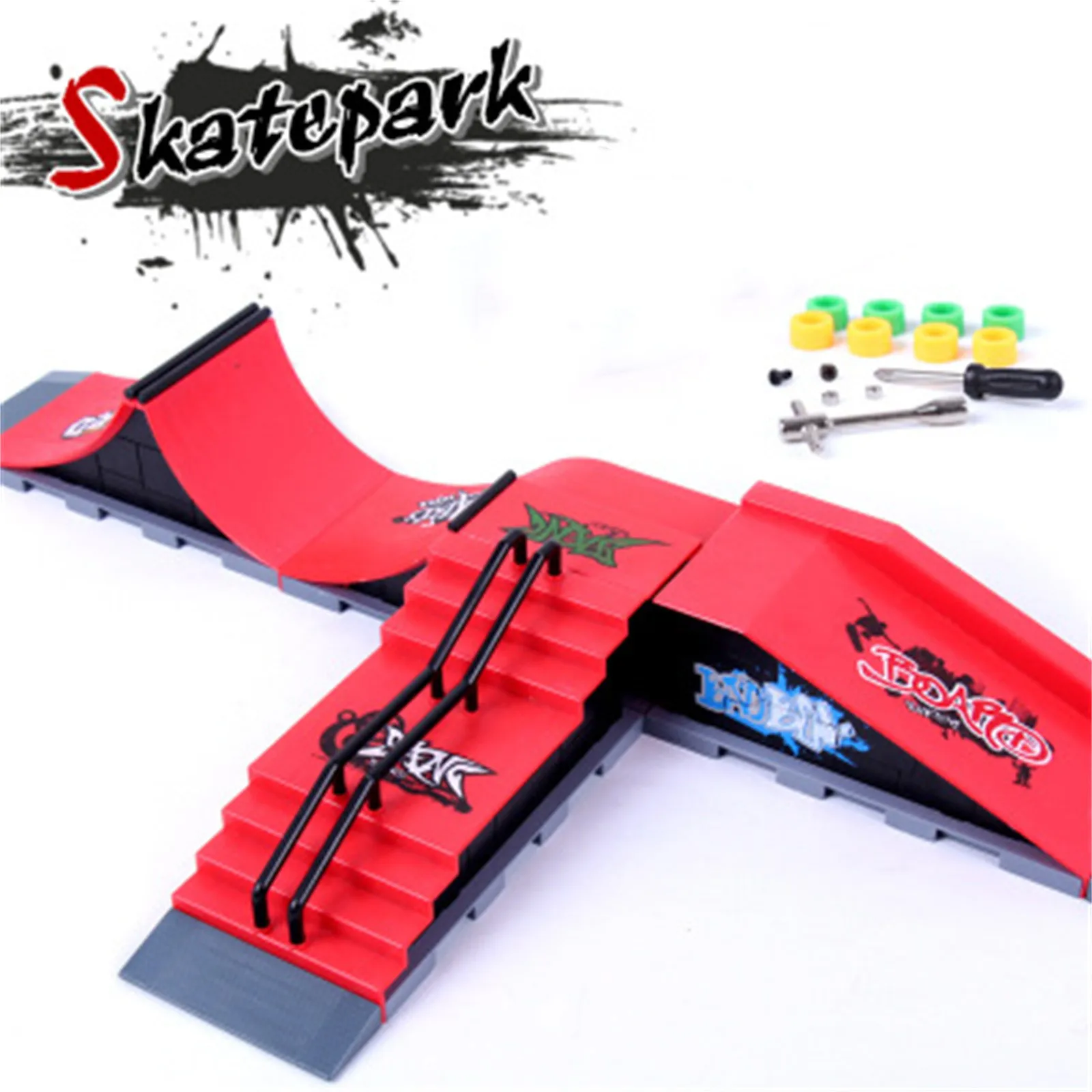 Мини скейтборд для пальцев Комбинированные игрушки набор скейтборда парков