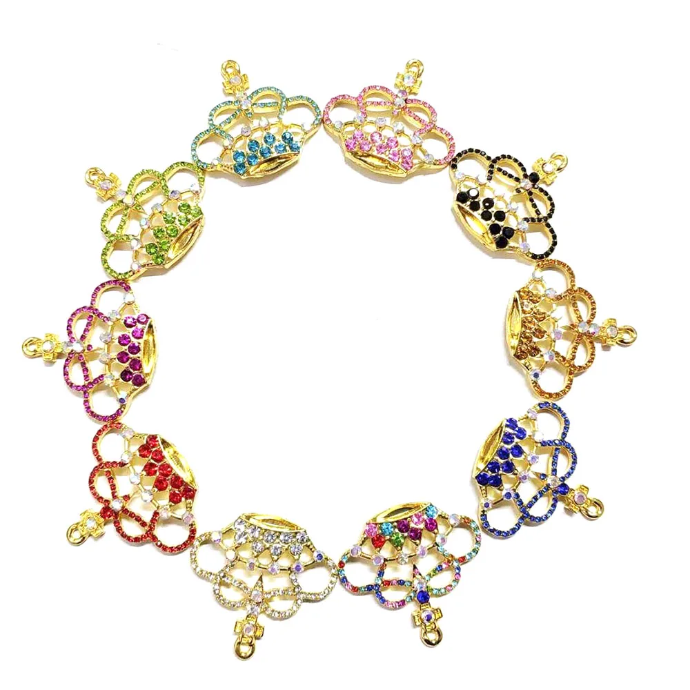 

10pcs crown charms for women DIY jewelry accessories C1