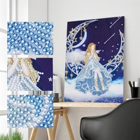 jieme angel 5d diamond painting special shaped drill cross stitch figure full diamond embroidery home decoration gift