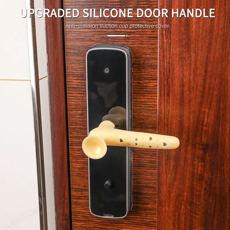 

Kitchen Appliance Children Safety Protection Home Door Handle Knob Silicone Doorknob Safety Cover Guard Protector Baby Protector