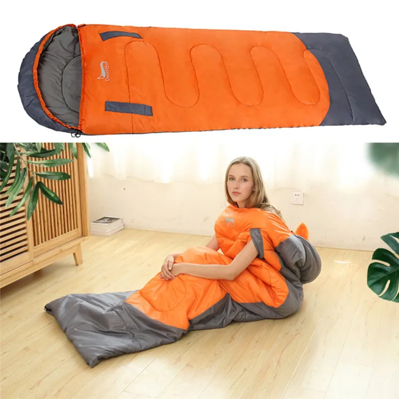 

Sleeping Bag Hands Can Reach The Warm Sleeping Bag Can Be Spliced Leisure Bag For Outdoor Camping For Adults Waterproof