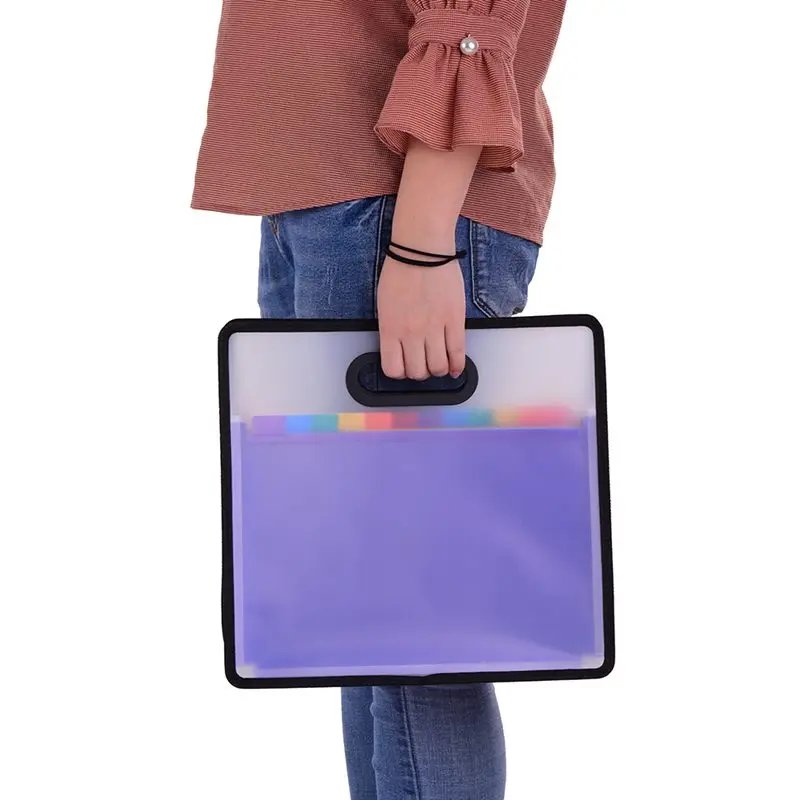 Аккордеон расширяющаяся папка для файлов A4 бумажный шкаф документов 12 карманов