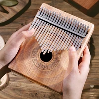 kalimba 1721 key thumb piano protable keyboard musical instrument mahogany music box birthday christmas gift with accessories