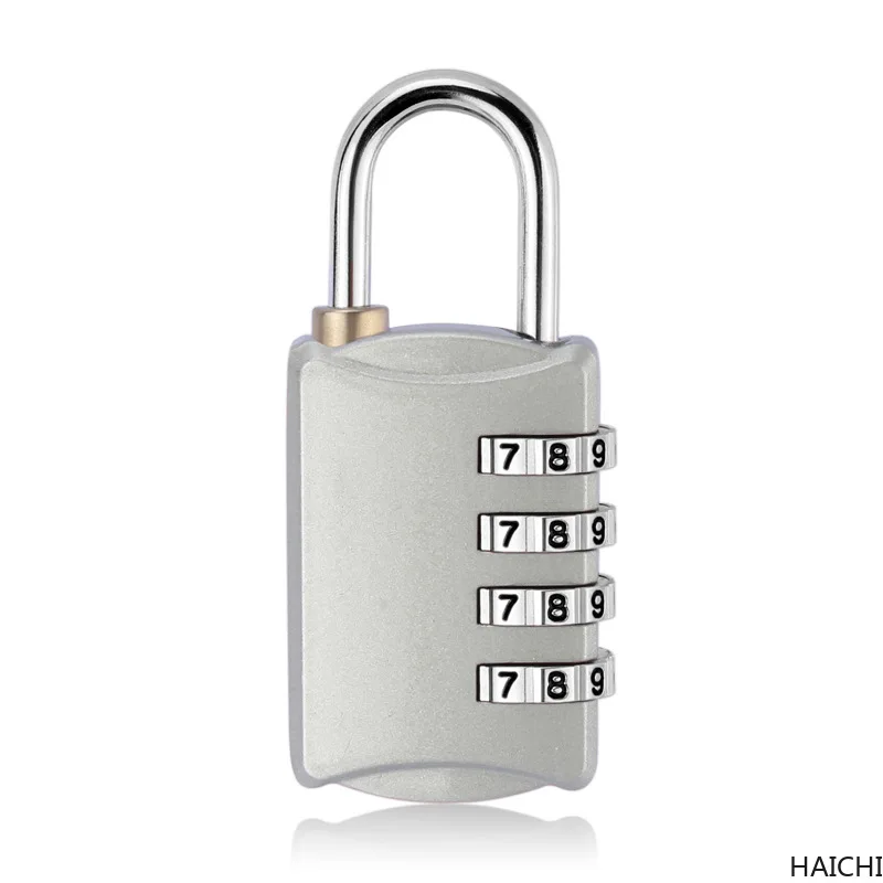

4 Dial Digit Security Password Lock Combination Suitcase Luggage Metal Code Password Lock Padlock Travel Accessories
