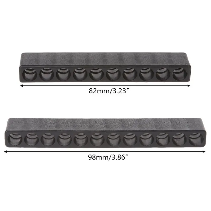 

RipengPI Screwdriver Bit Torage Case, Screwdriver Hole 10/12 Holes Hex Shank Bit Holder Plastic Head Storage Case Tool