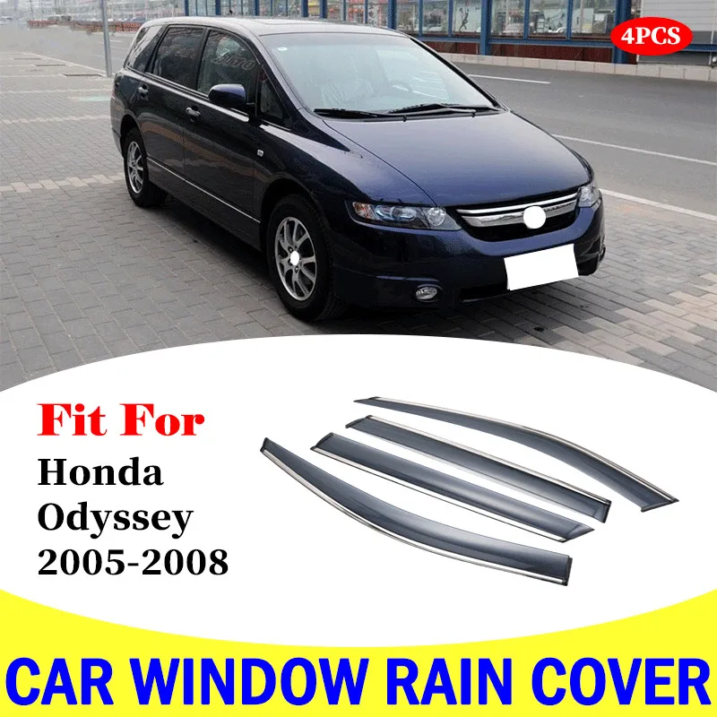 For Honda Odyssey 2005-2008 window visor car rain shield deflectors awning trim cover exterior car-styling accessories parts