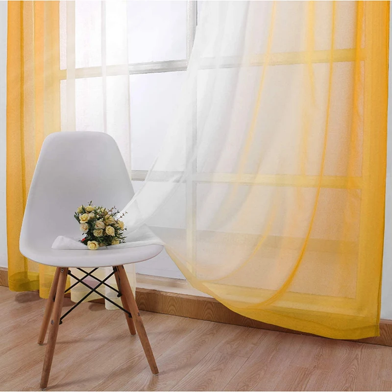 Живой RoomGradient все-матч сетчатая занавеска экраны Тюль эркерное окно