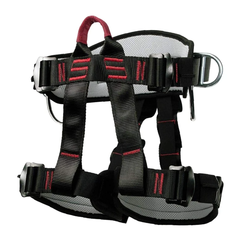 

Climbing Harness Safety Thicken Adjustable Half Body Harness For Rock Mountain Tree Climbing Cave Rescue