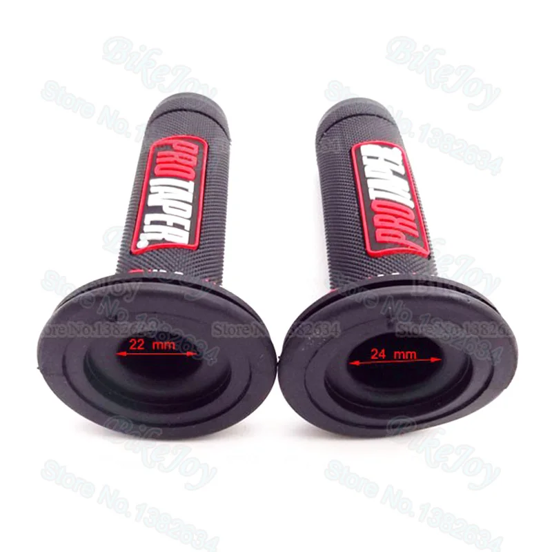 Мягкие резиновые рукоятки красные для MX внедорожника питбайка квадроцикла багги